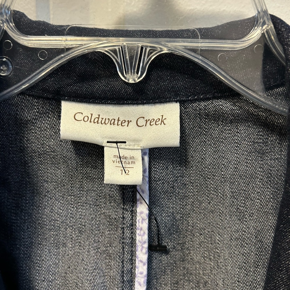 Coldwater Creek denim blazer - Picture 2 of 3